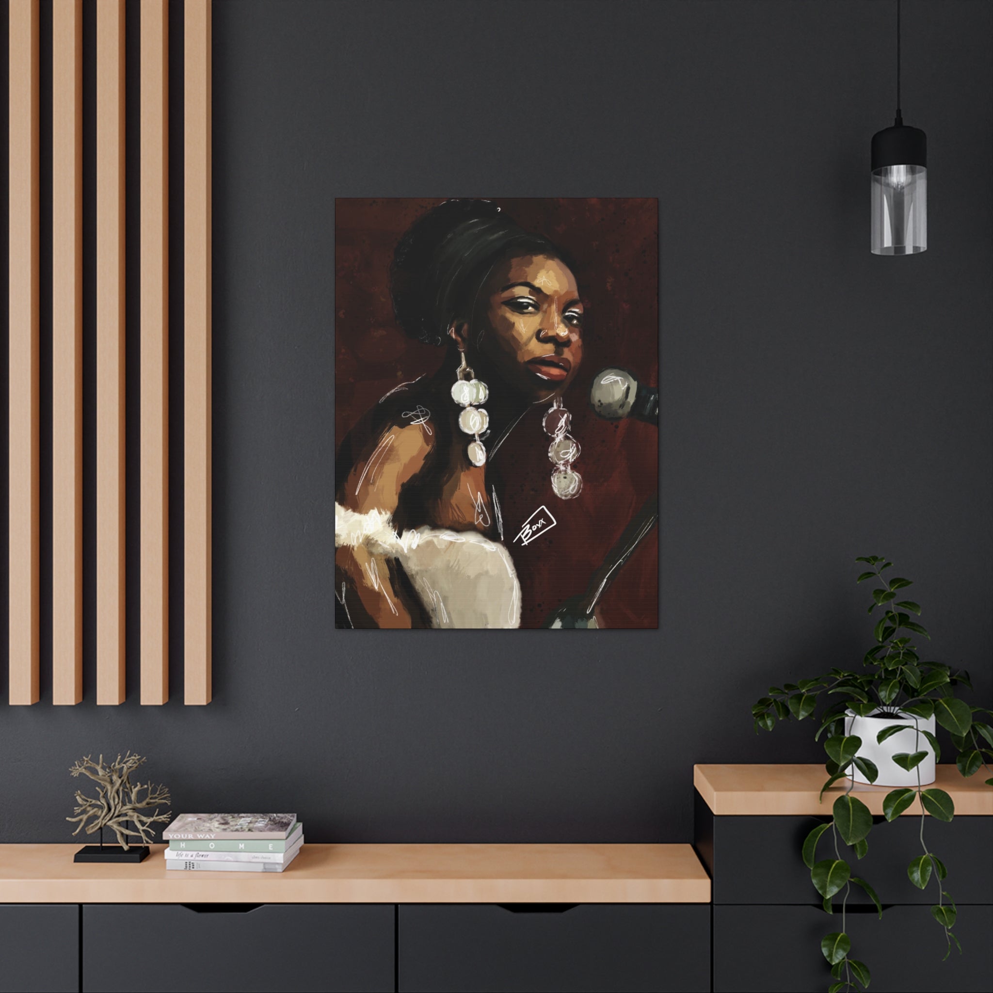 Black Women Canvas Wraps