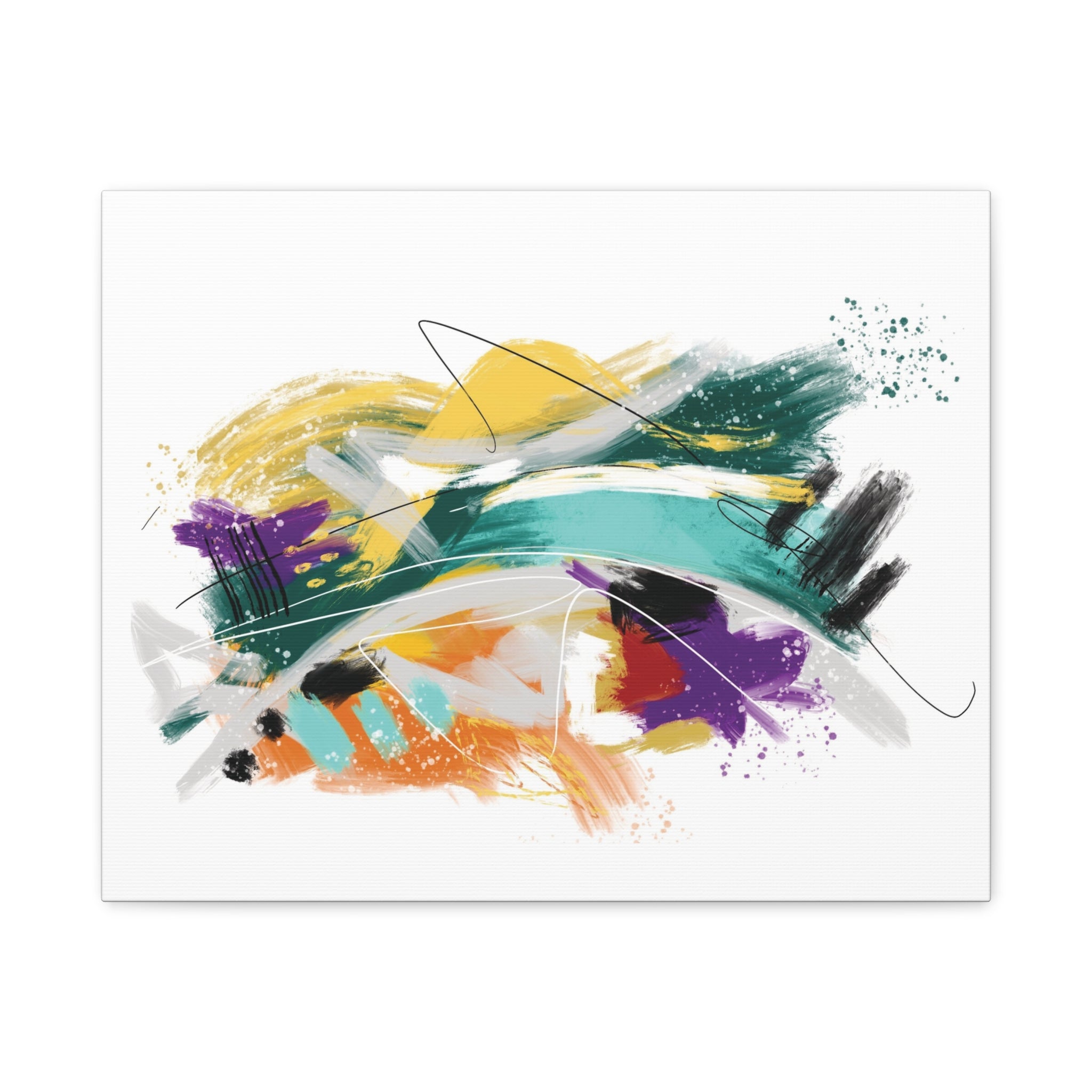Energy Codes Matte Canvas