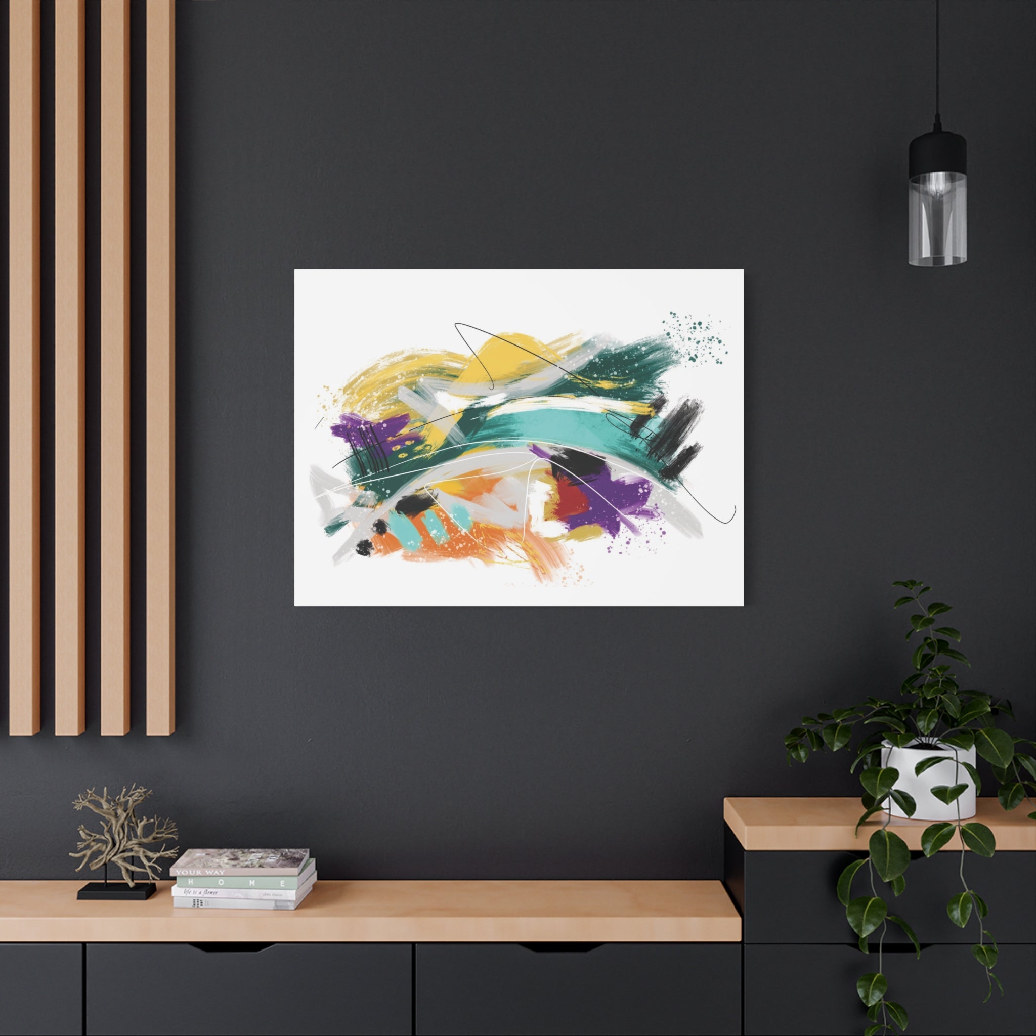 Energy Codes Matte Canvas