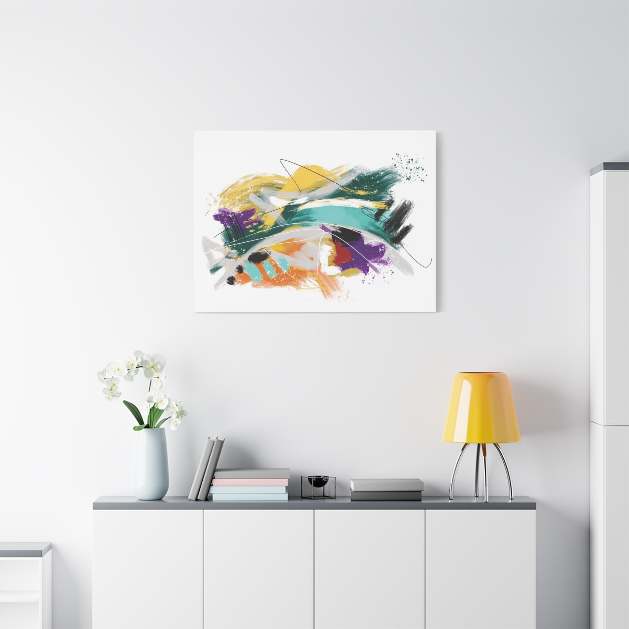 Energy Codes Matte Canvas