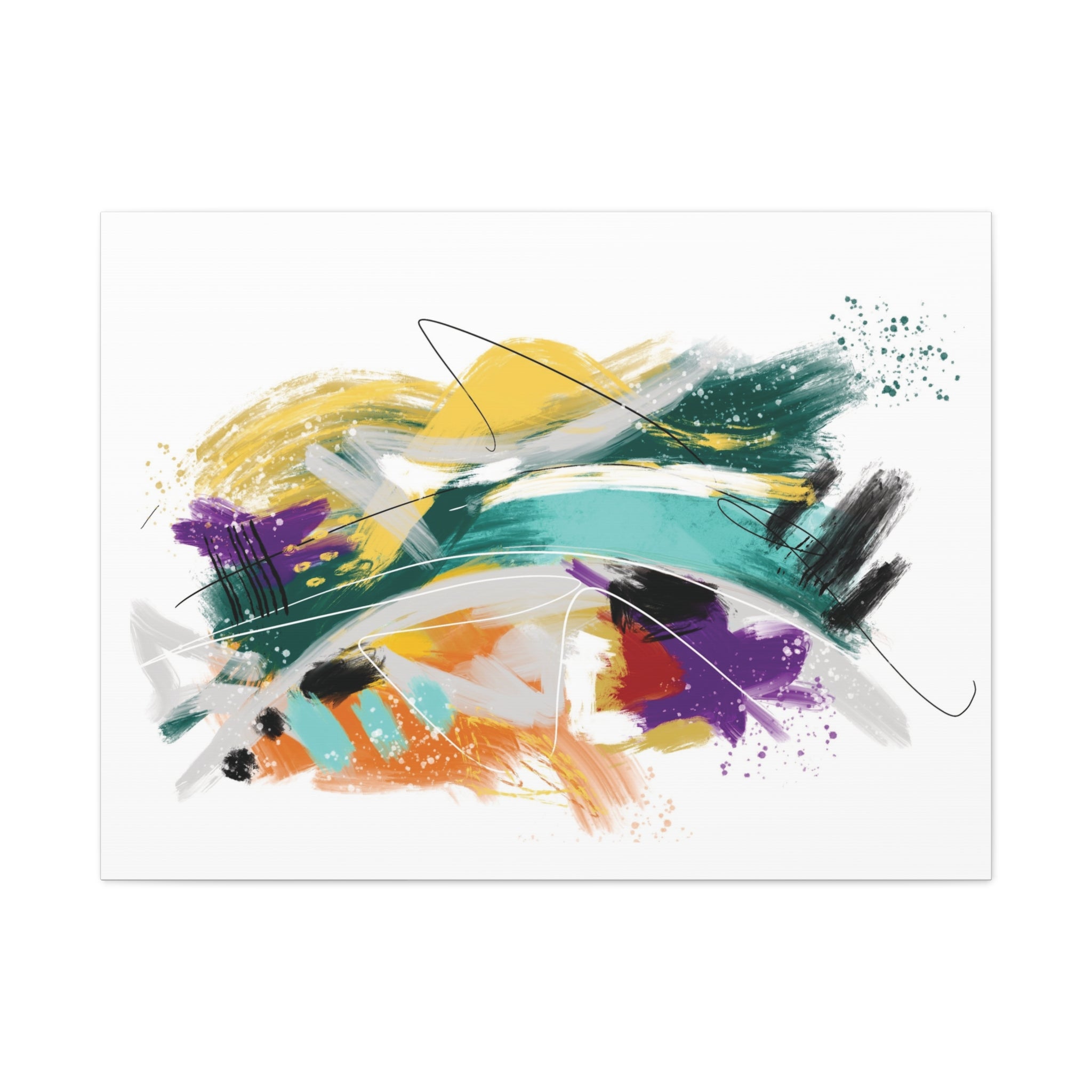 Energy Codes Matte Canvas