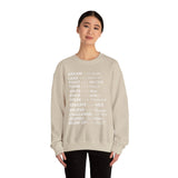 Glow Up Crewneck Sweatshirt (white lettering)