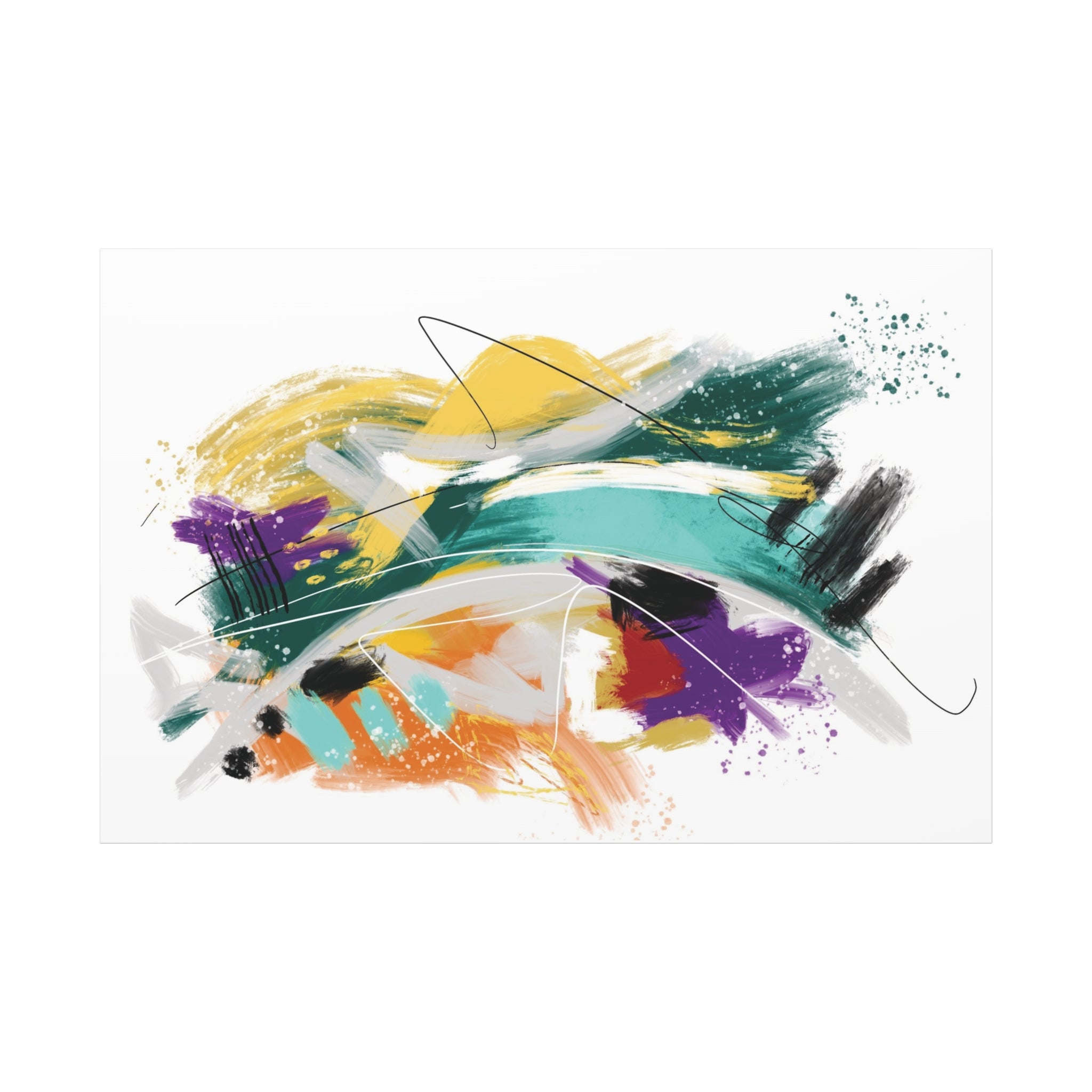Energy Codes Matte Canvas