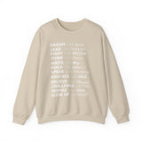 Glow Up Crewneck Sweatshirt (white lettering)