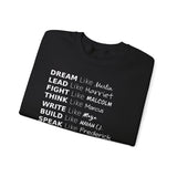 Glow Up Crewneck Sweatshirt (white lettering)