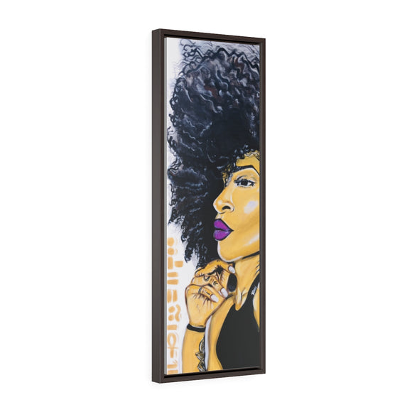 Ms. Twenty- Something Framed Premium Gallery Wrap Canvas