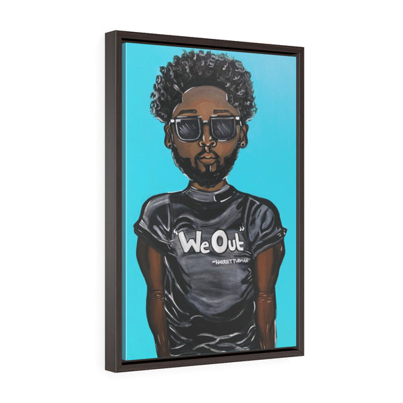 We Out Framed Premium Gallery Wrap Canvas