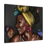 Butterfly Kisses Canvas Gallery Wraps