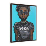 We Out Framed Premium Gallery Wrap Canvas