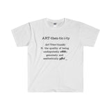 Arthenticity Definition Softstyle® Adult T-Shirt