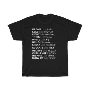 Glow Up Quote Heavy Cotton T-Shirt