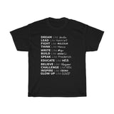 Glow Up Quote Heavy Cotton T-Shirt